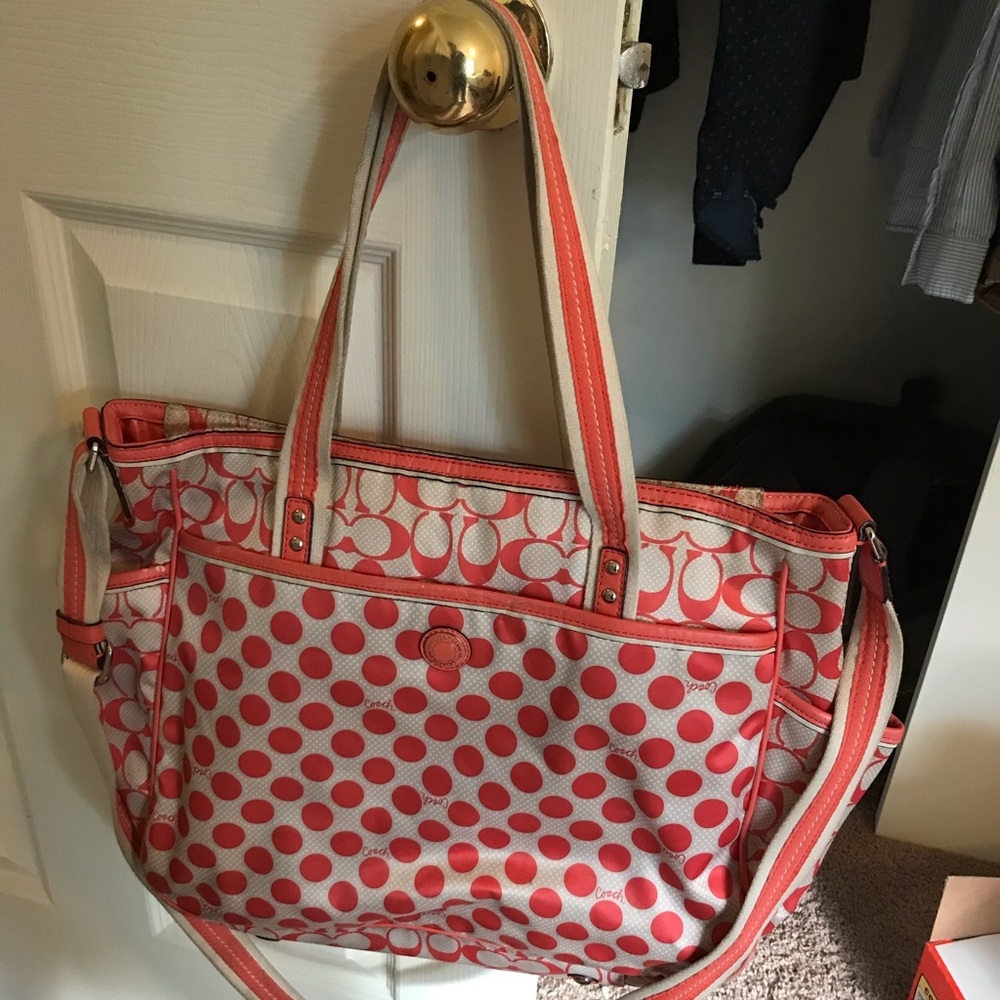 Coach diaper bag