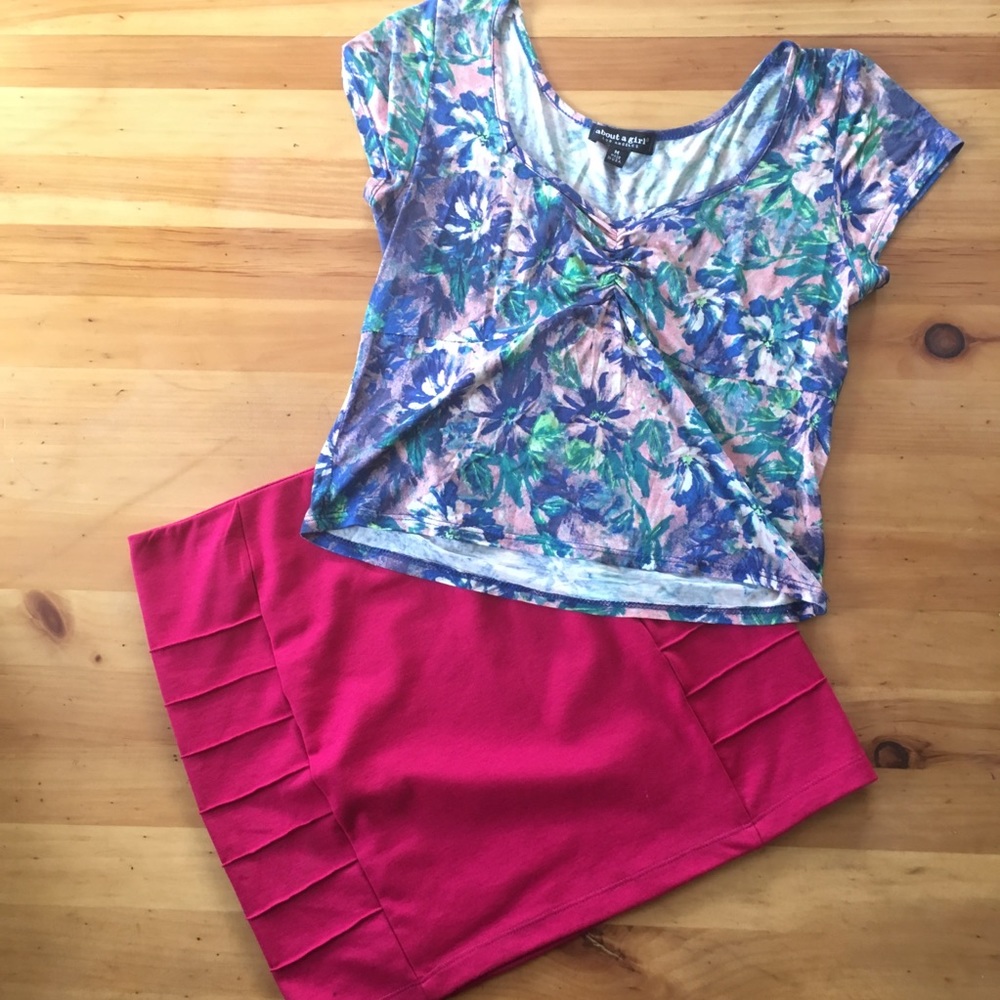 Forever 21 Pink Skirt