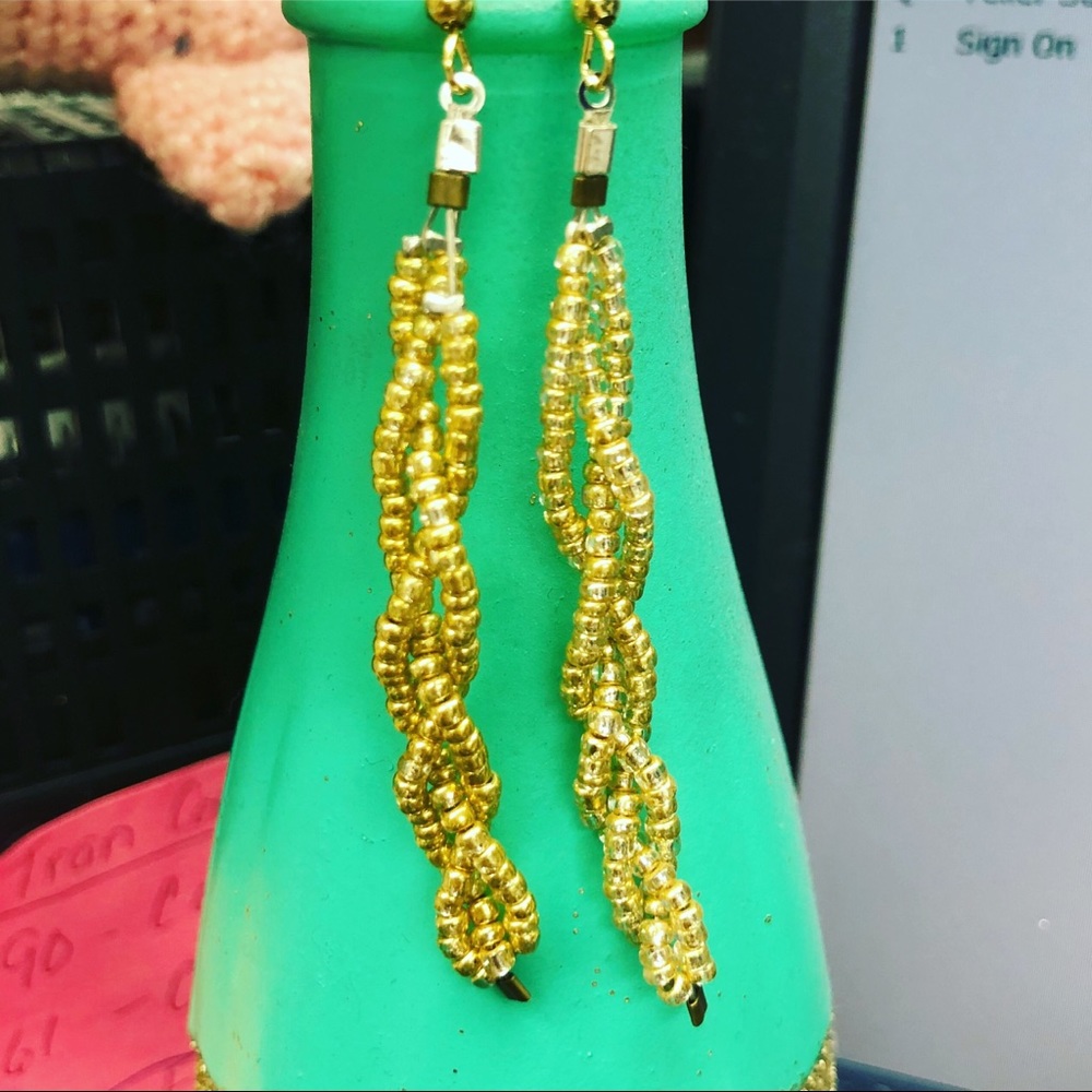 Braided earrings