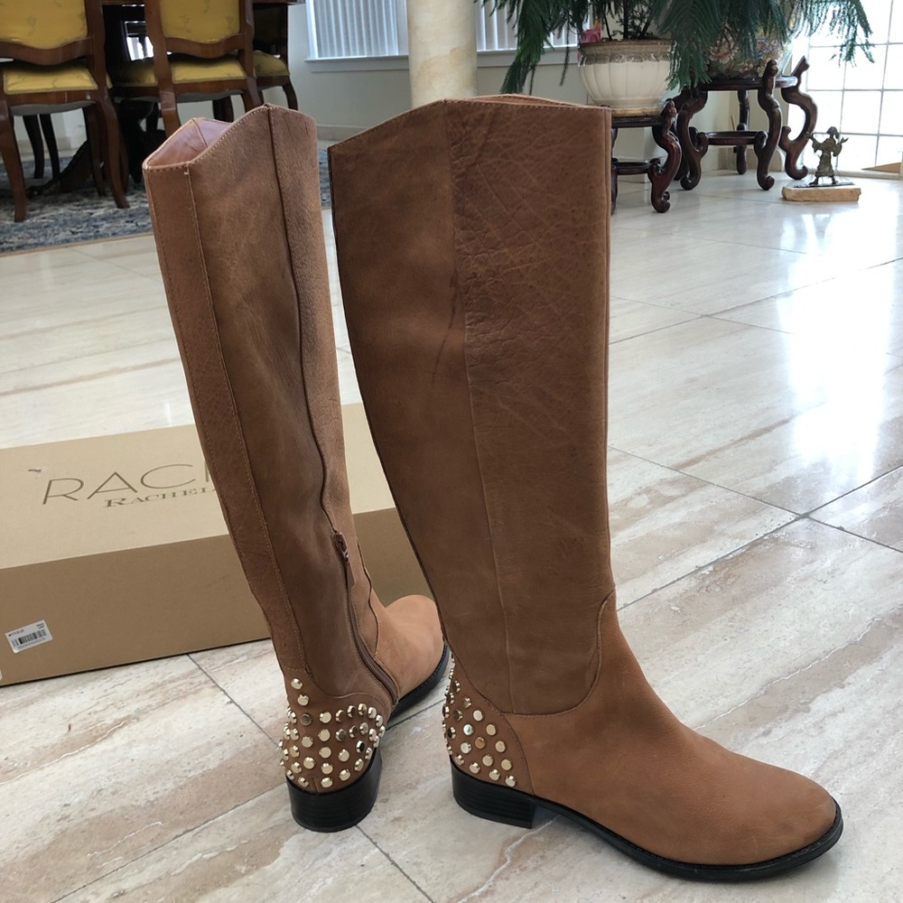 Rosmeri Tall Shaft Studded Boots