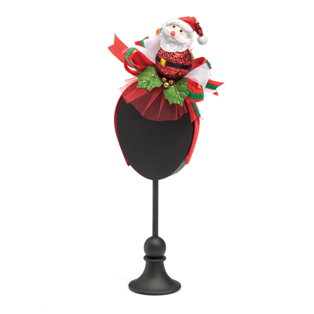 Red Jolly Santa Claus Headband Christmas Party NEW