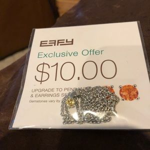 Effy citrine necklace in silver