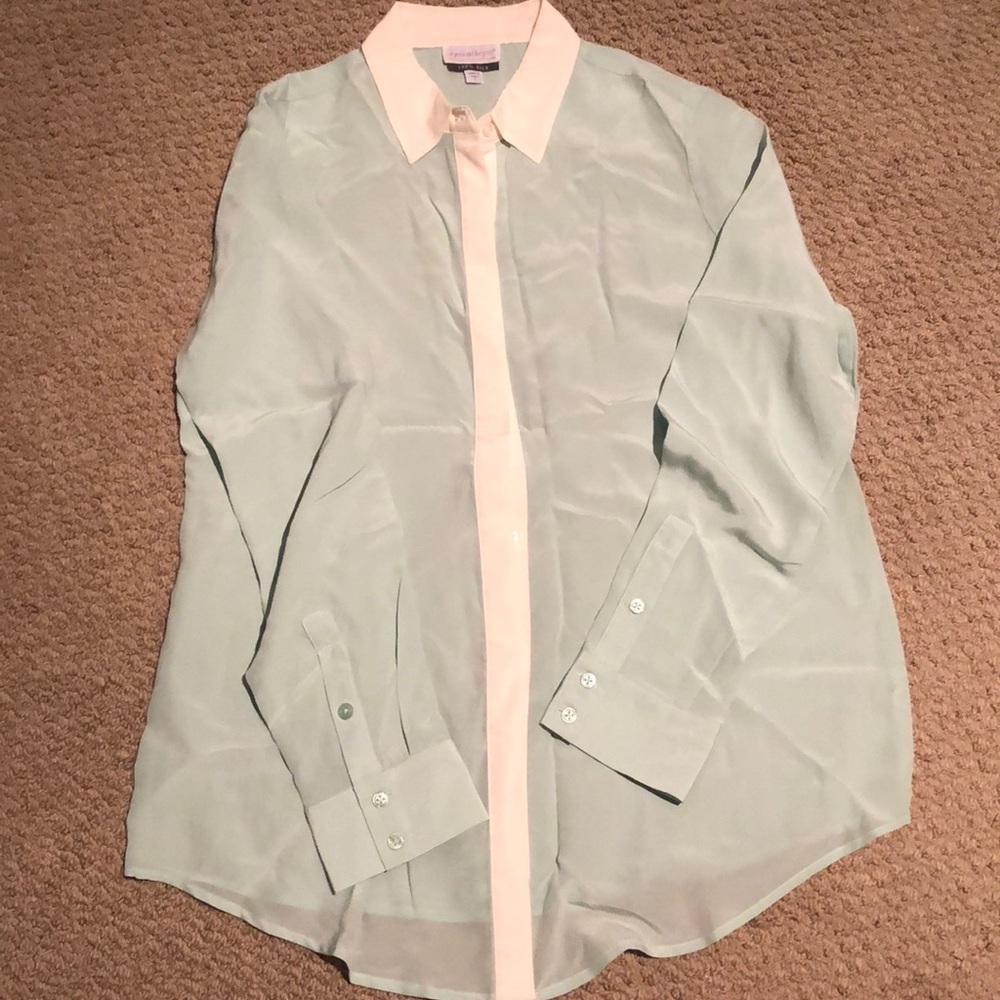 Maternity Pea in the Pod Button Down Shirt