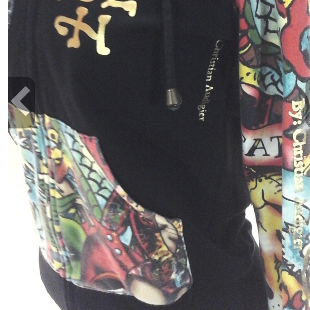 MAJOR ISO Ed Hardy Fun Nurse Death or Glory Hoodie - Picture 4 of 9