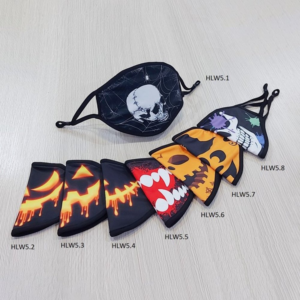 3 Random Halloween Masks With Filter