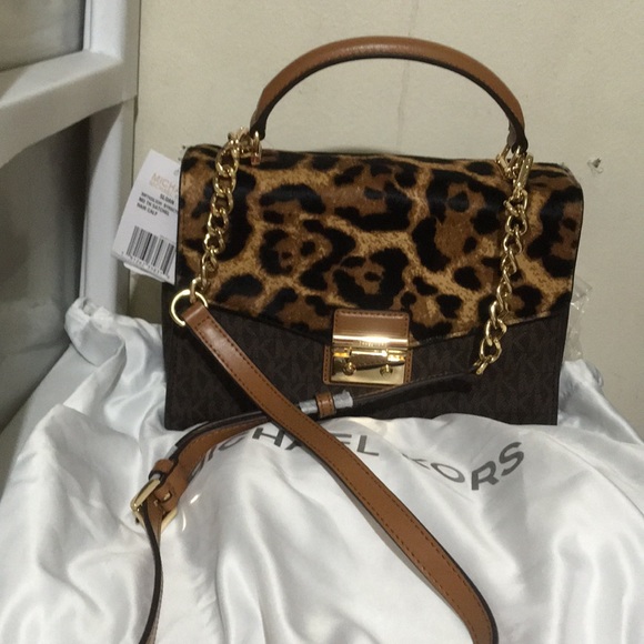 Michael Kors Handbags - Michael Kors Sloan Satchey Hair Calf