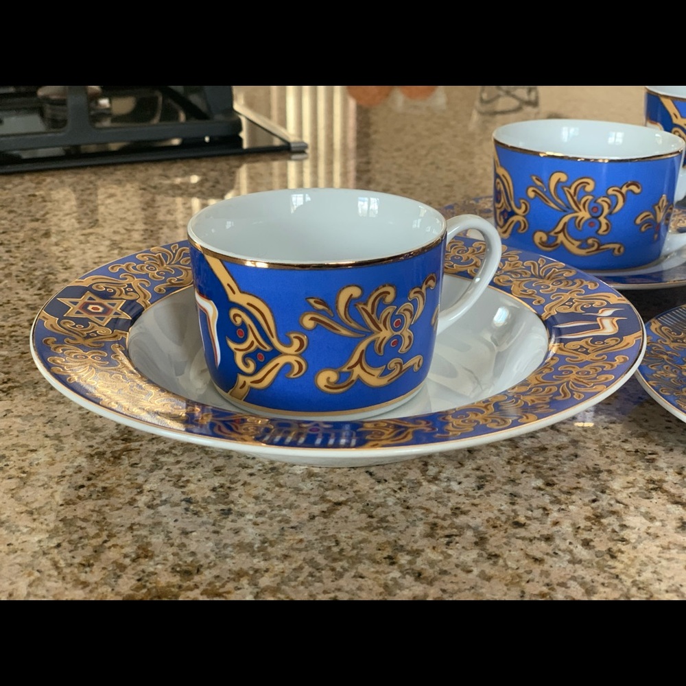 13 Piece Tea/Coffee Porcelain Cup Set - Picture 2 of 5