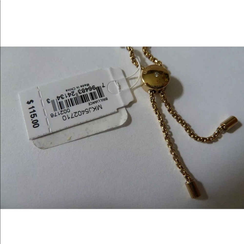 NWT Michael Kors BRILLIANCE Pink Bar Bracelet $115 - Picture 3 of 3
