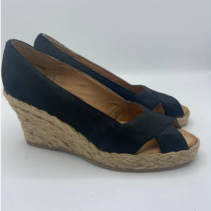 COVERGIRL Blyth Black wedge Espadrille