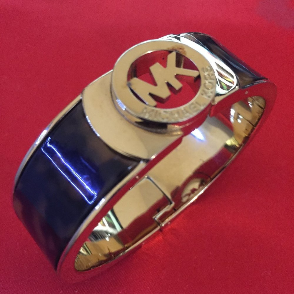 Michael Kors Tortoise Fulton Hinge Bracelet