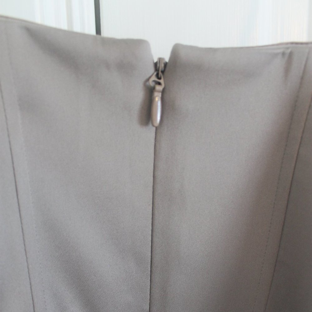 BCBG Max Azria Strapless Tiered-Tulle Dress - Picture 9 of 15