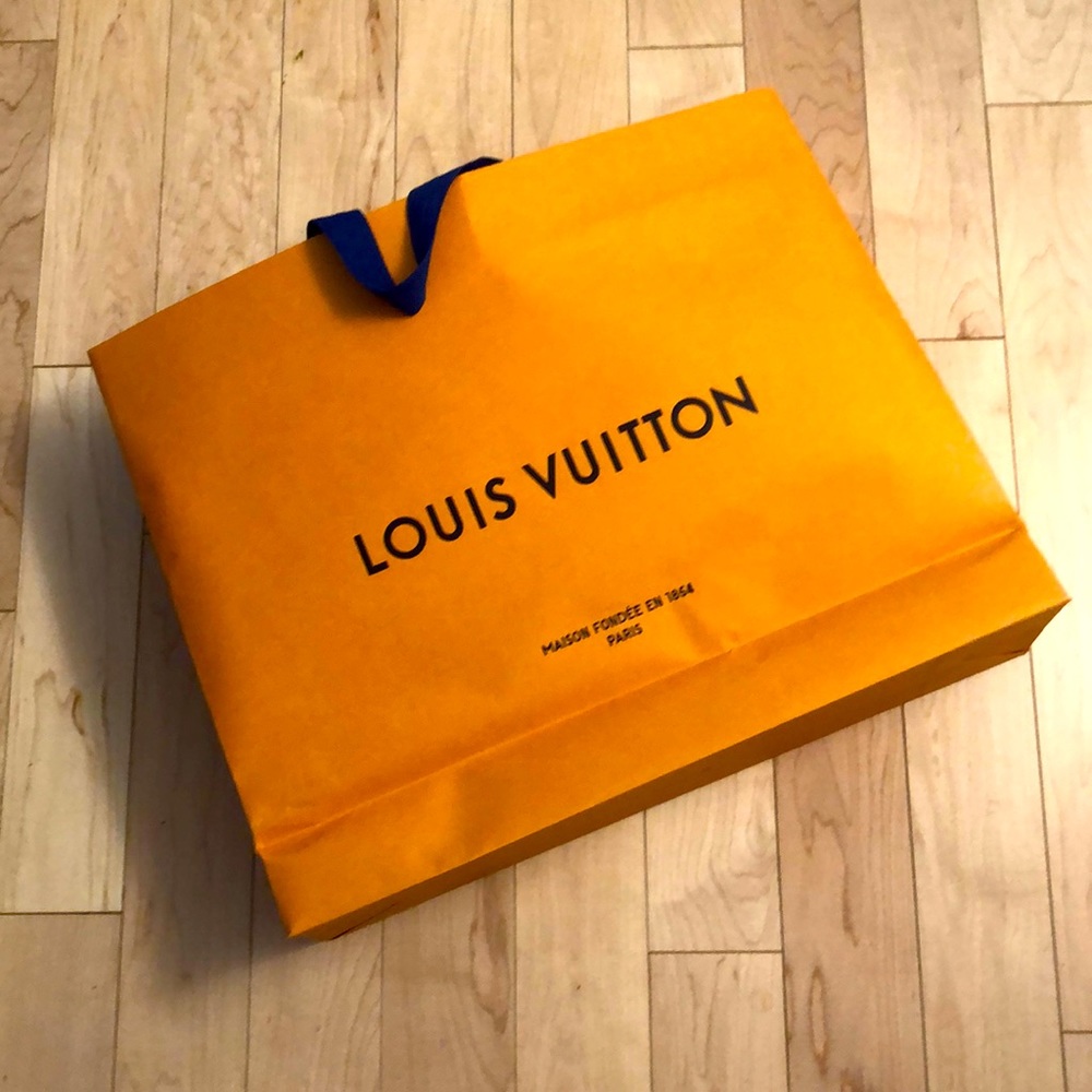 Louis Vuitton Paper Shopping Bag 19”x15”x4.5”
