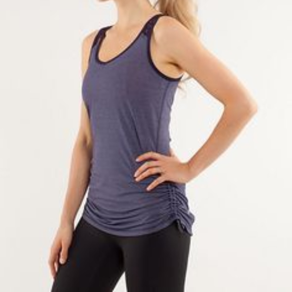 Lululemon Tie And Fly Cinched Mesh Tank Top
