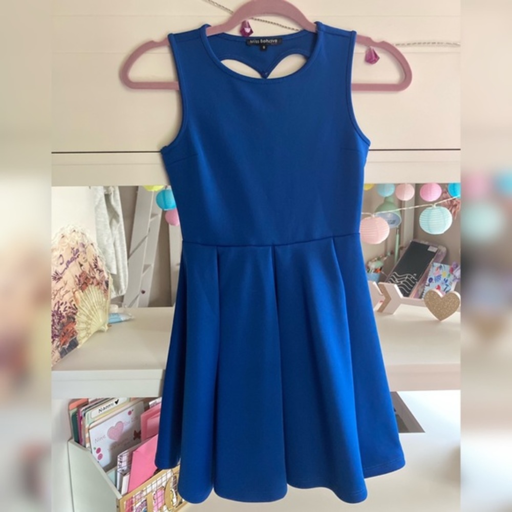 Miss Behave Royal Blue Girls Dress 💙👗