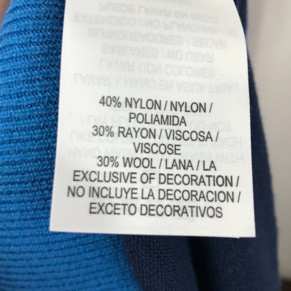 Nike Men’s Blue Knitted Vest Brand New Size L Wool Blend - Picture 8 of 8