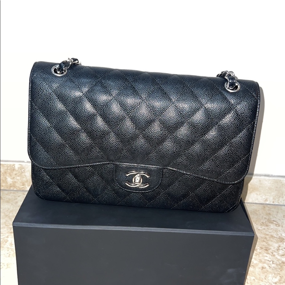 Chanel large classic flap bag