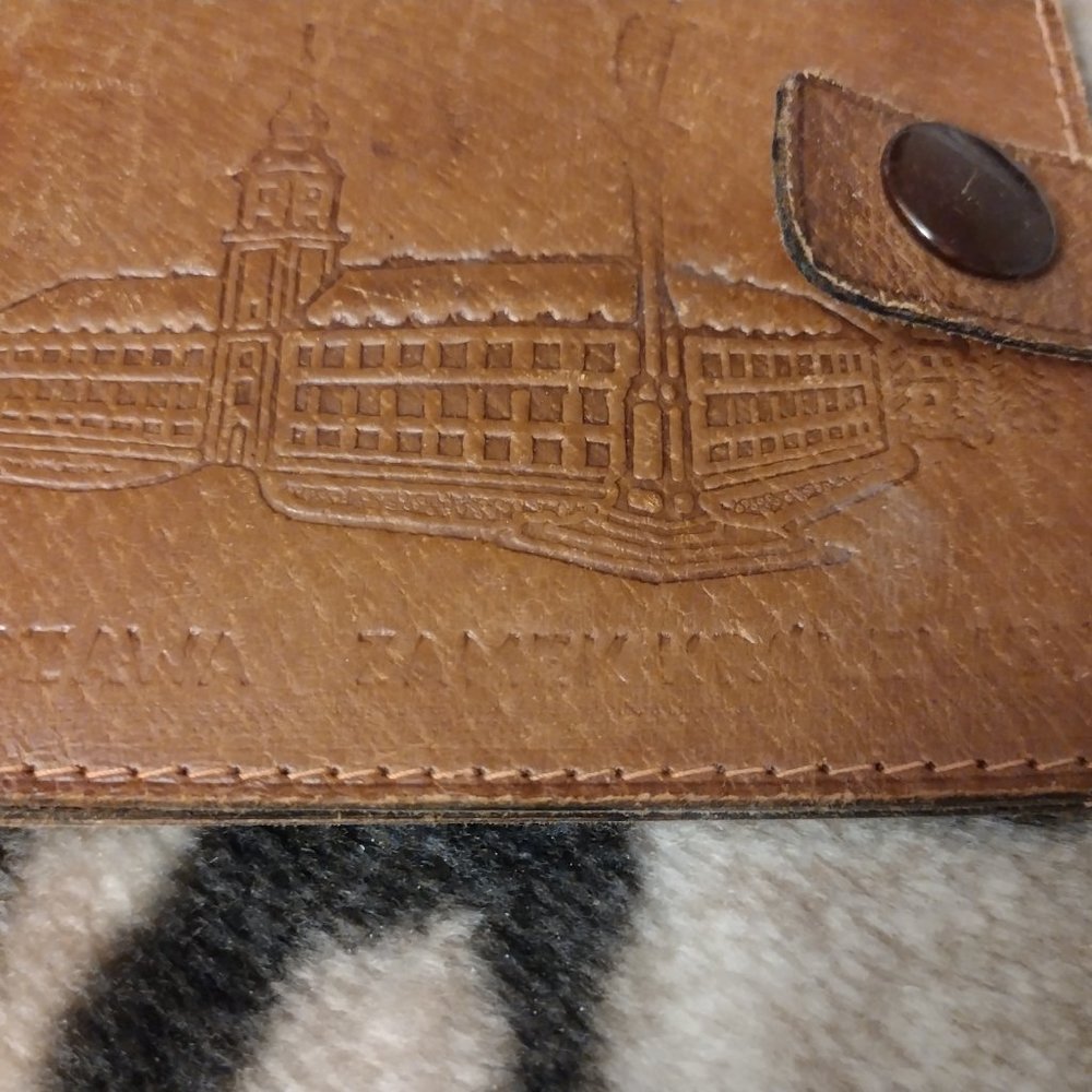 Vintage Russian Leather Tooled Wallet - Picture 2 of 7