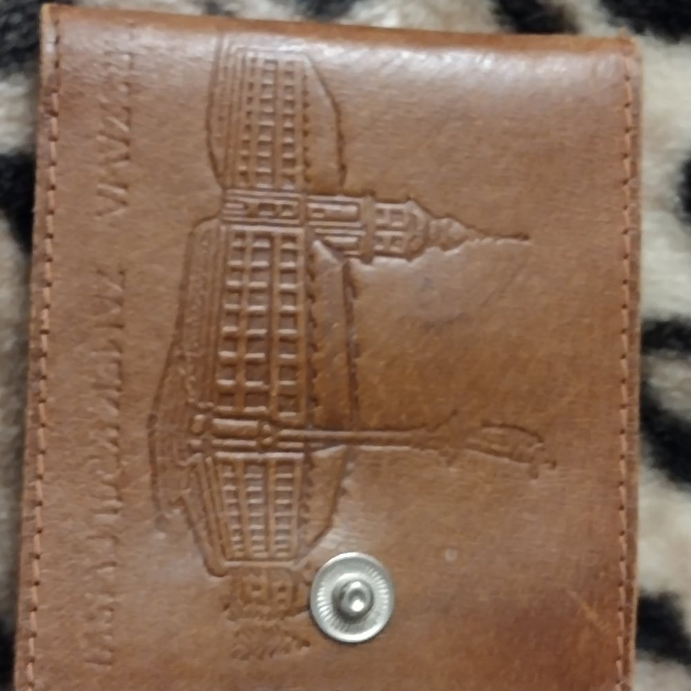 Vintage Russian Leather Tooled Wallet - Picture 7 of 7