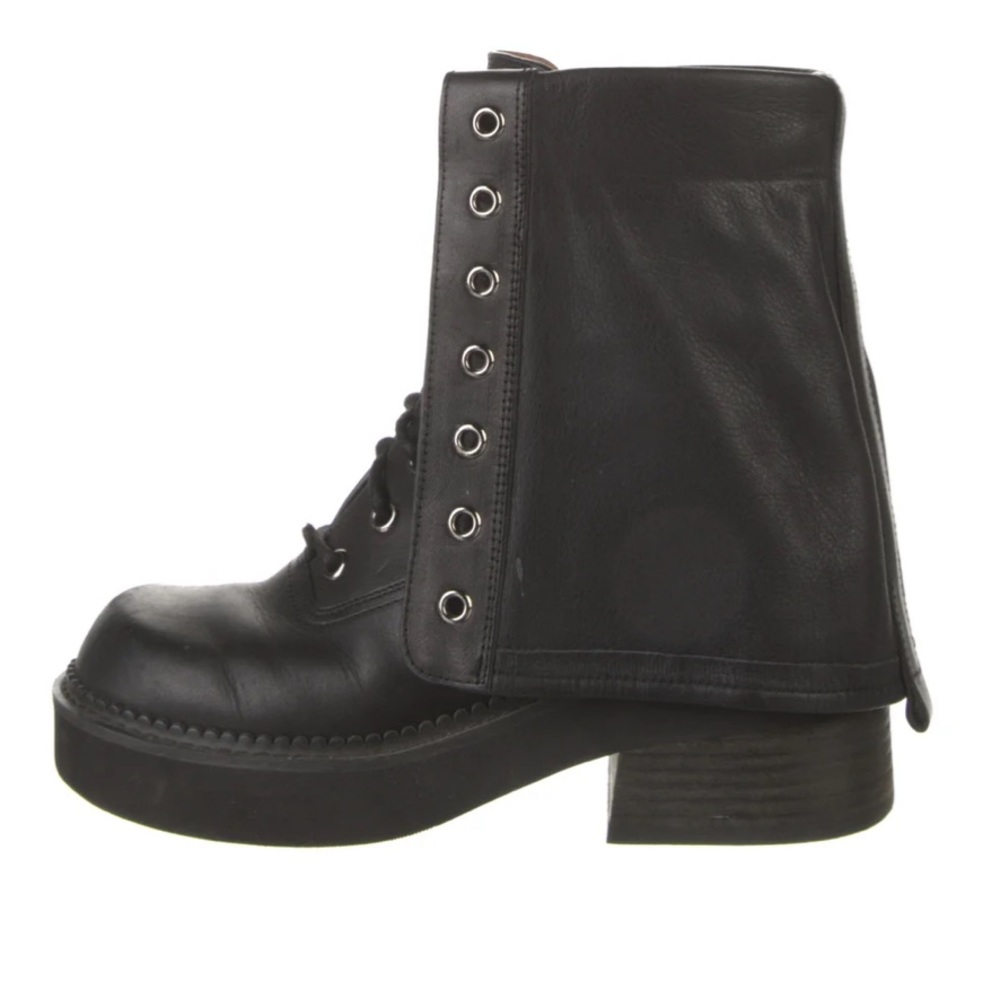 See by Chloe Leather Fold Over Boots