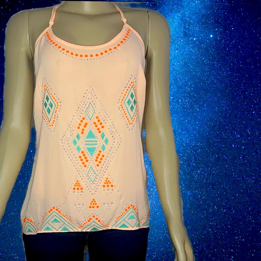 Lulumari orange tank top