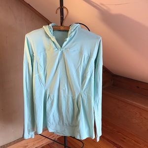 Lululemon Mint Half Zip Hoodie, EUC, 10