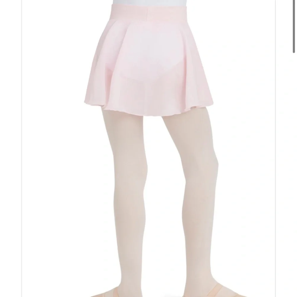 Capezio girls pink pull on Georgette style ballet skirt size Small - Picture 7 of 15