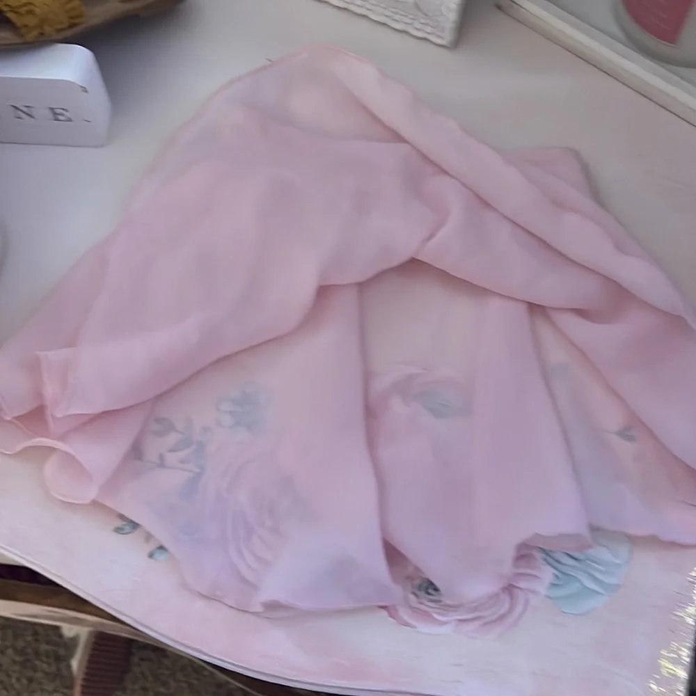 Capezio girls pink pull on Georgette style ballet skirt size Small - Picture 10 of 15