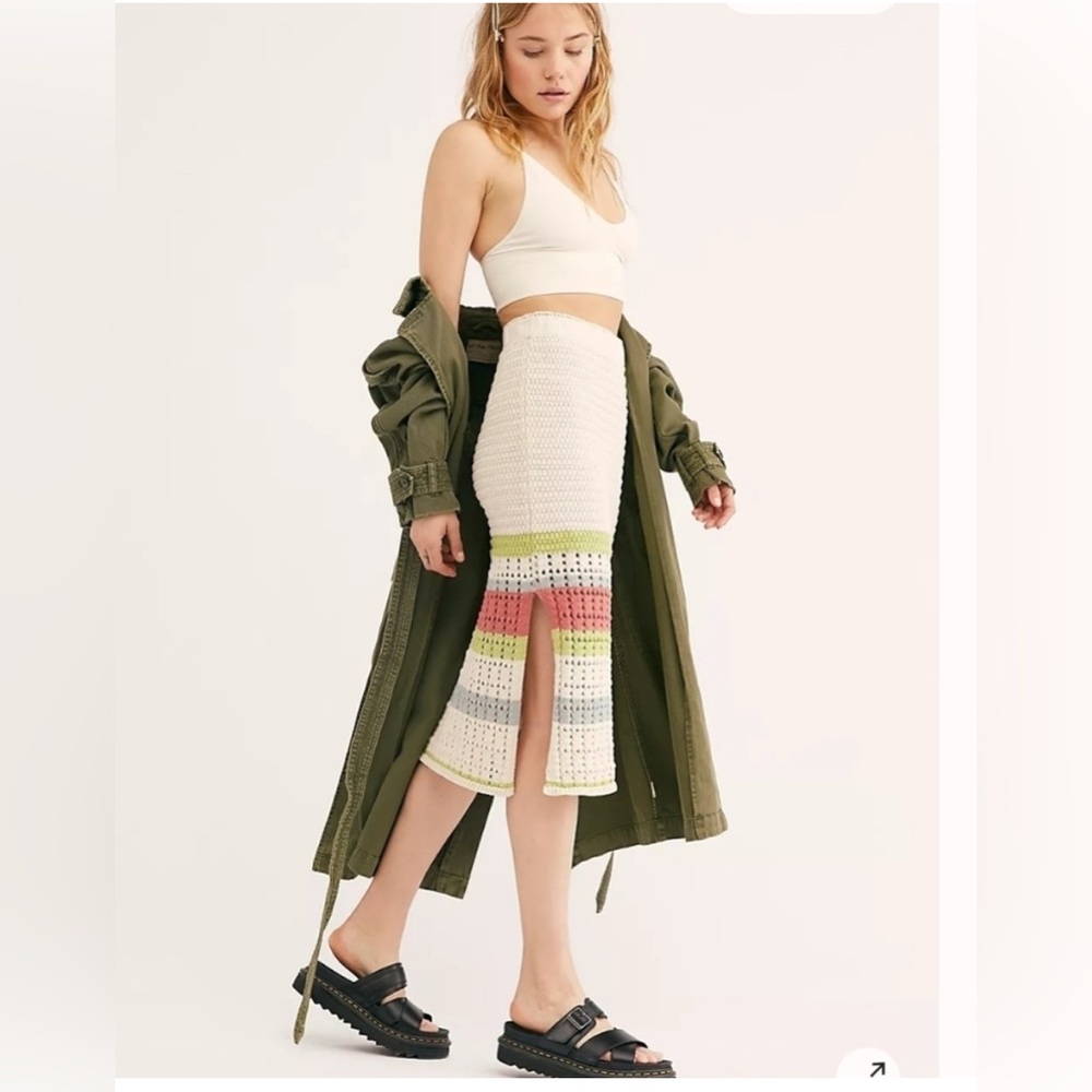 Free People crochet skirt xs
