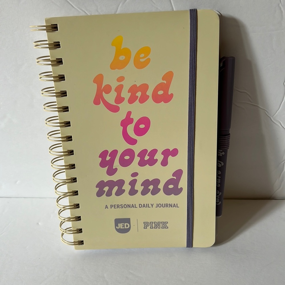 PINK Personal Daily Spiral Journal Dividers & Pen