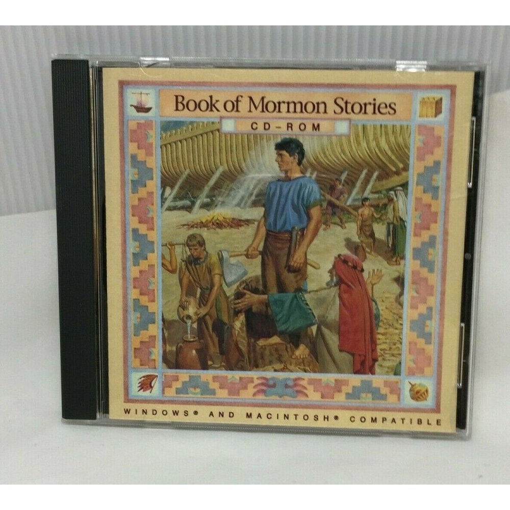 CD-ROM Book Of Mormon Stories Windows Macintosh Compatible Church Jesus Christ