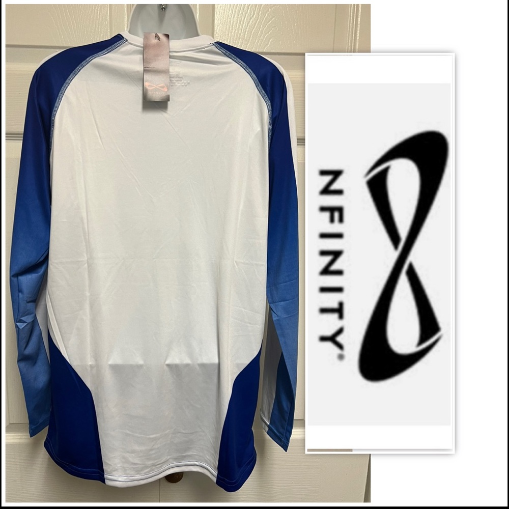 NFINITY Blue And White NFINITY Jersey - Picture 2 of 9
