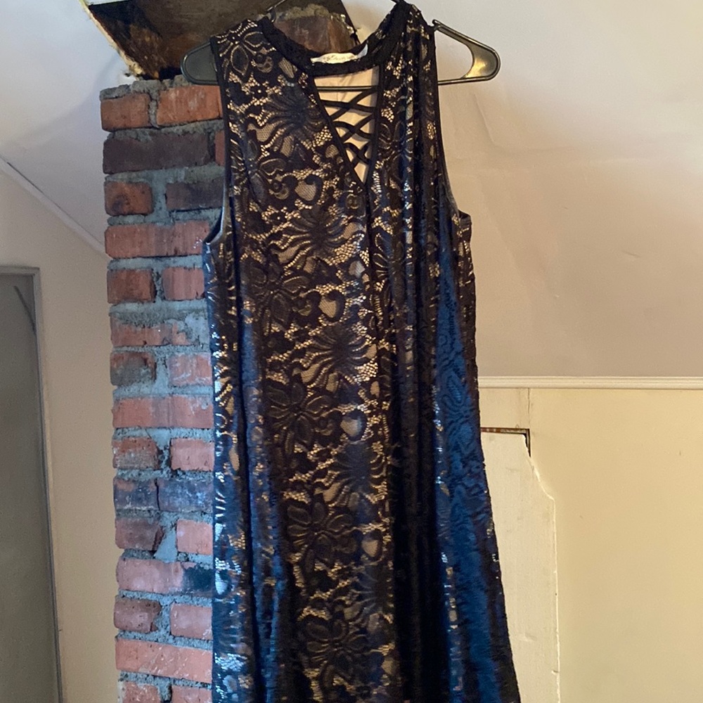 Liberty Love black lace dress