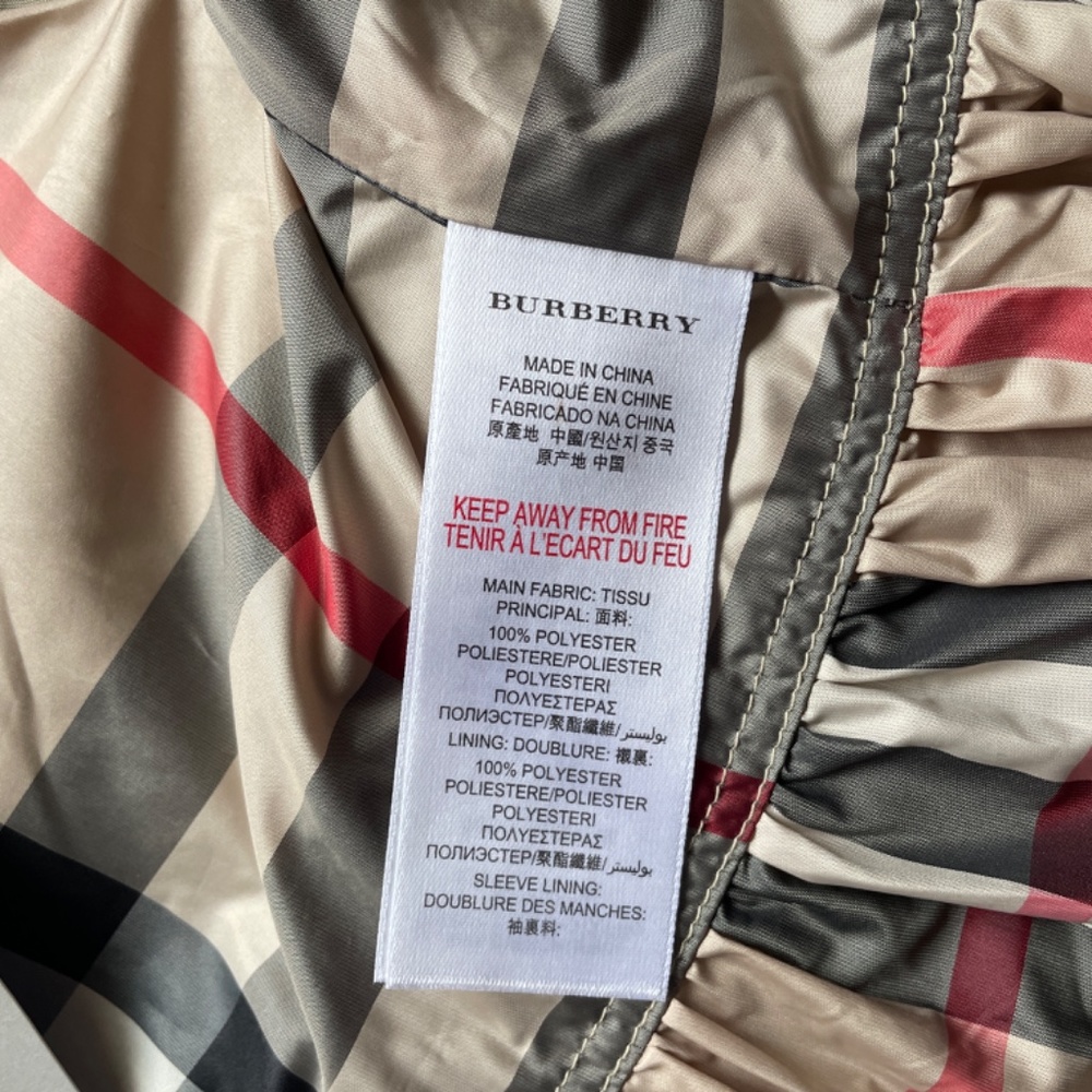 Burberry Toddler Trench Coat Jacket Size 4 - Picture 4 of 4