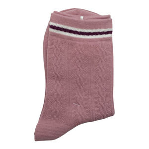 Unbranded Cable-Knit Ankle Socks