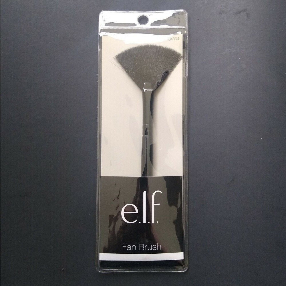 e.l.f. Fan Brush Soft Synthetic Bristles #84004 Makeup Blush Blender New
