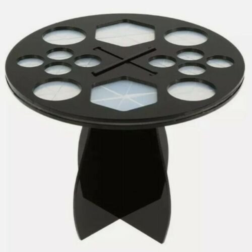 EVRI Beauty - Beauty Cube Makeup Brush Drying Rack Black New Womens Gift - Picture 3 of 3