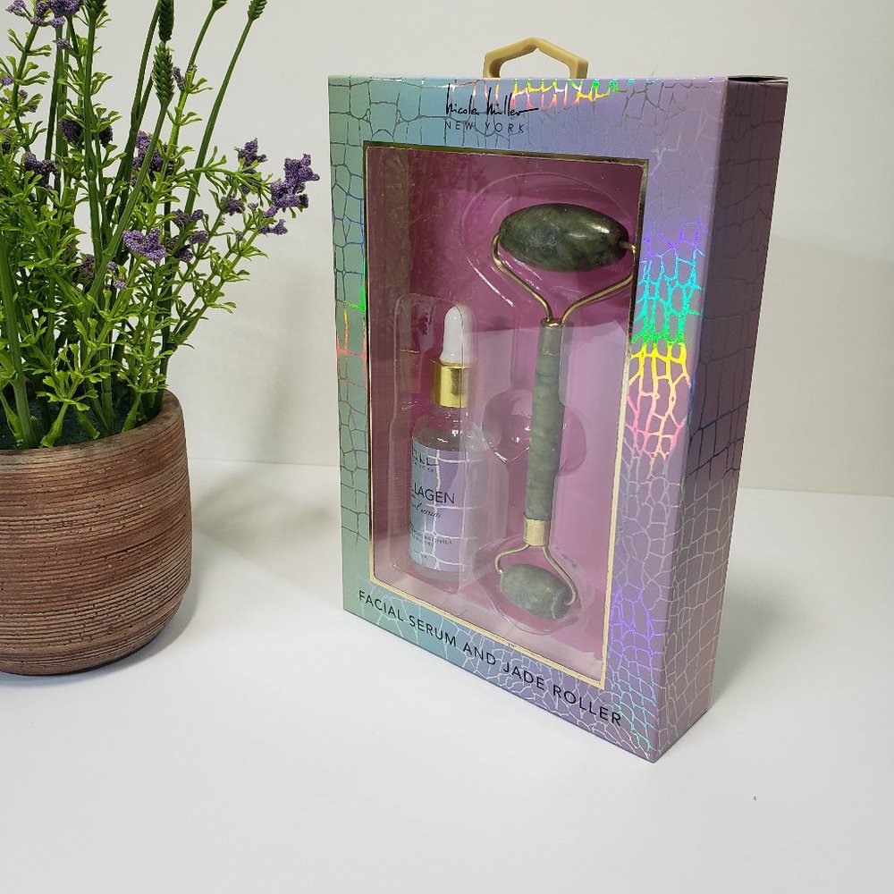 Nicole Miller Facial Serum and Jade Roller