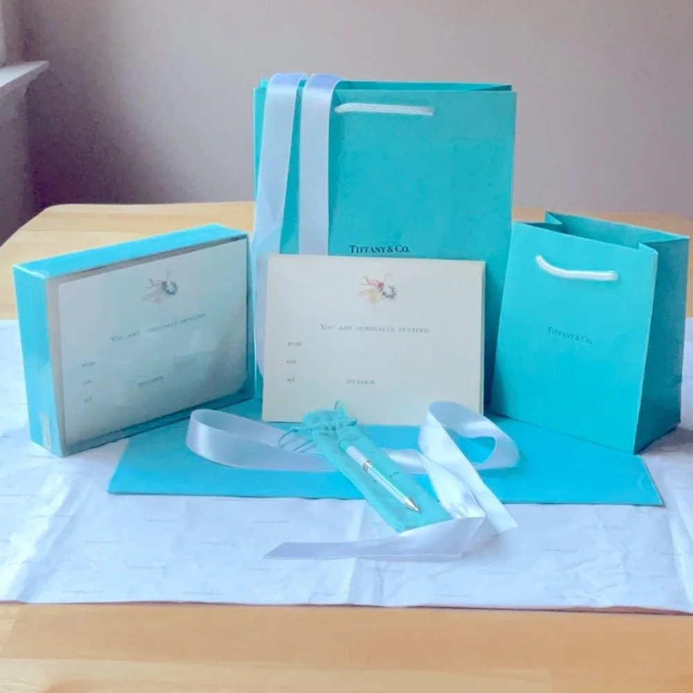 π TIFFANY & CO. STATIONARY AND PENCIL BUNDLE π NWOT π - Picture 1 of 16