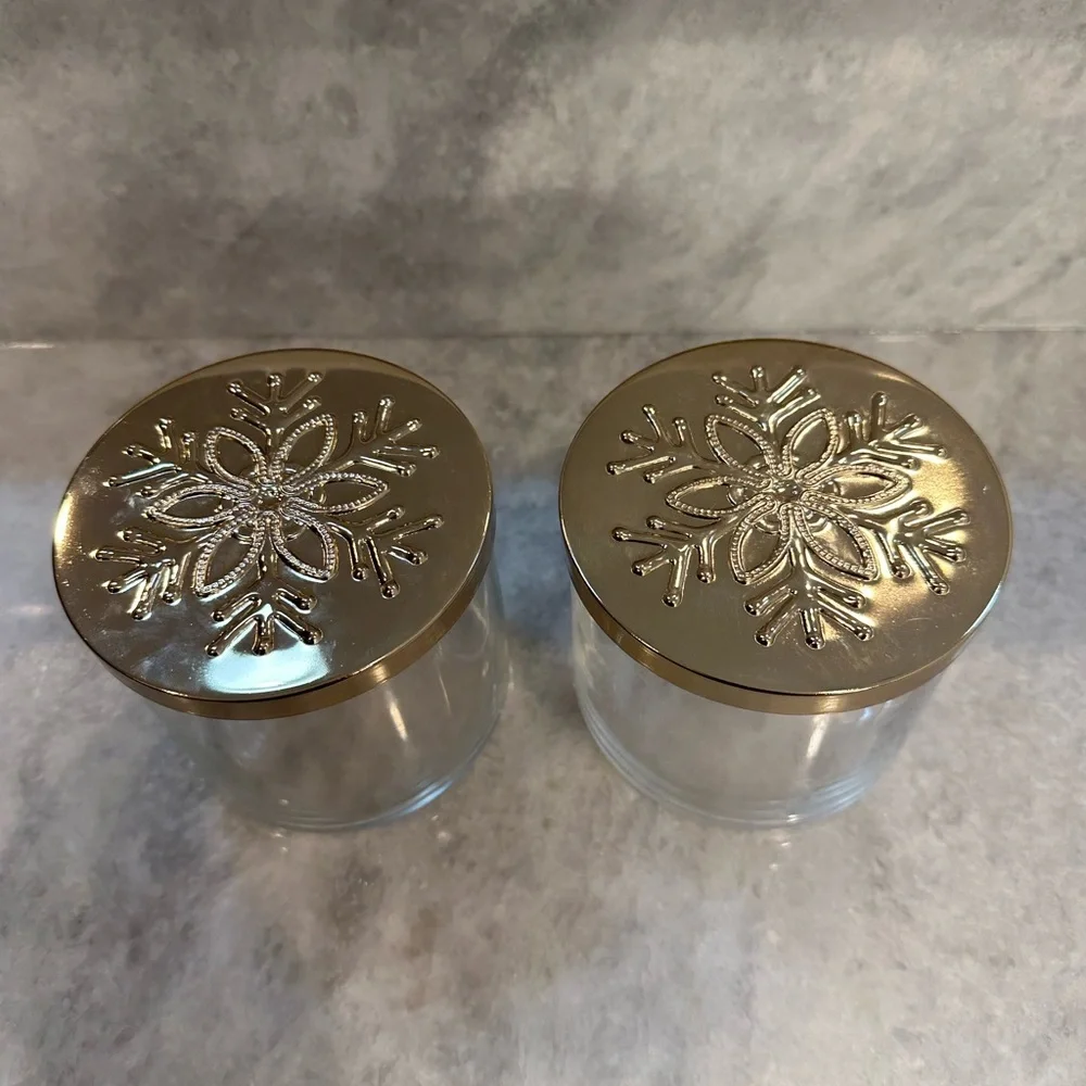 Two Empty Bath & Body Works Candle Jars - Picture 1 of 2