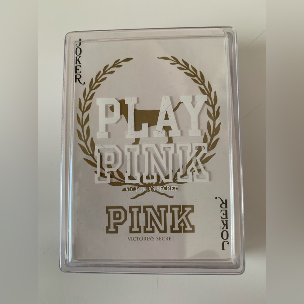PINK Victoria’s Secret Play Pink Playing Cards - Picture 2 of 4
