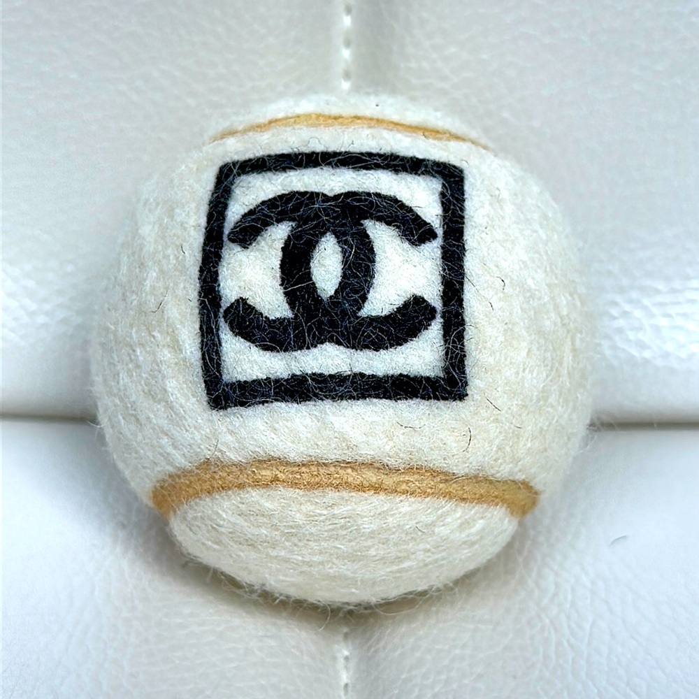 Chanel tennis ball y2k era