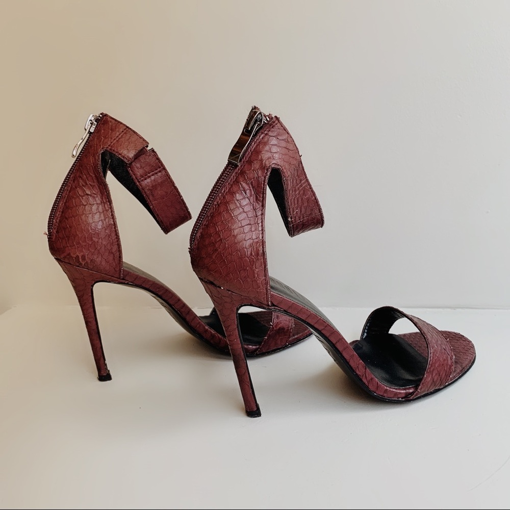 Genuine Snakeskin High Heels