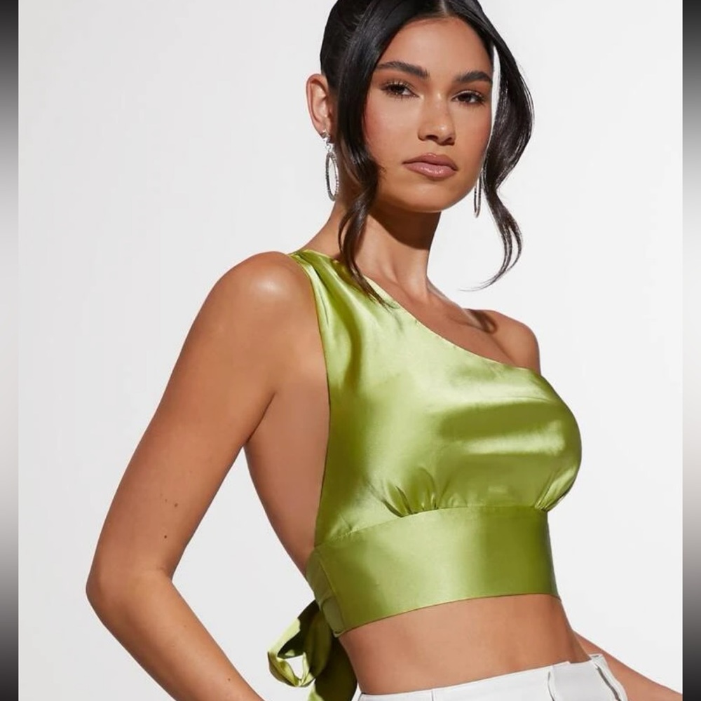 New Green crop top