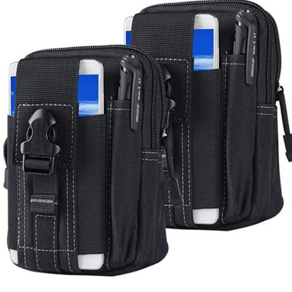 2-Pack Universal Holster Wallet Small Pouches Durable Bag For Cellphone - Picture 1 of 4