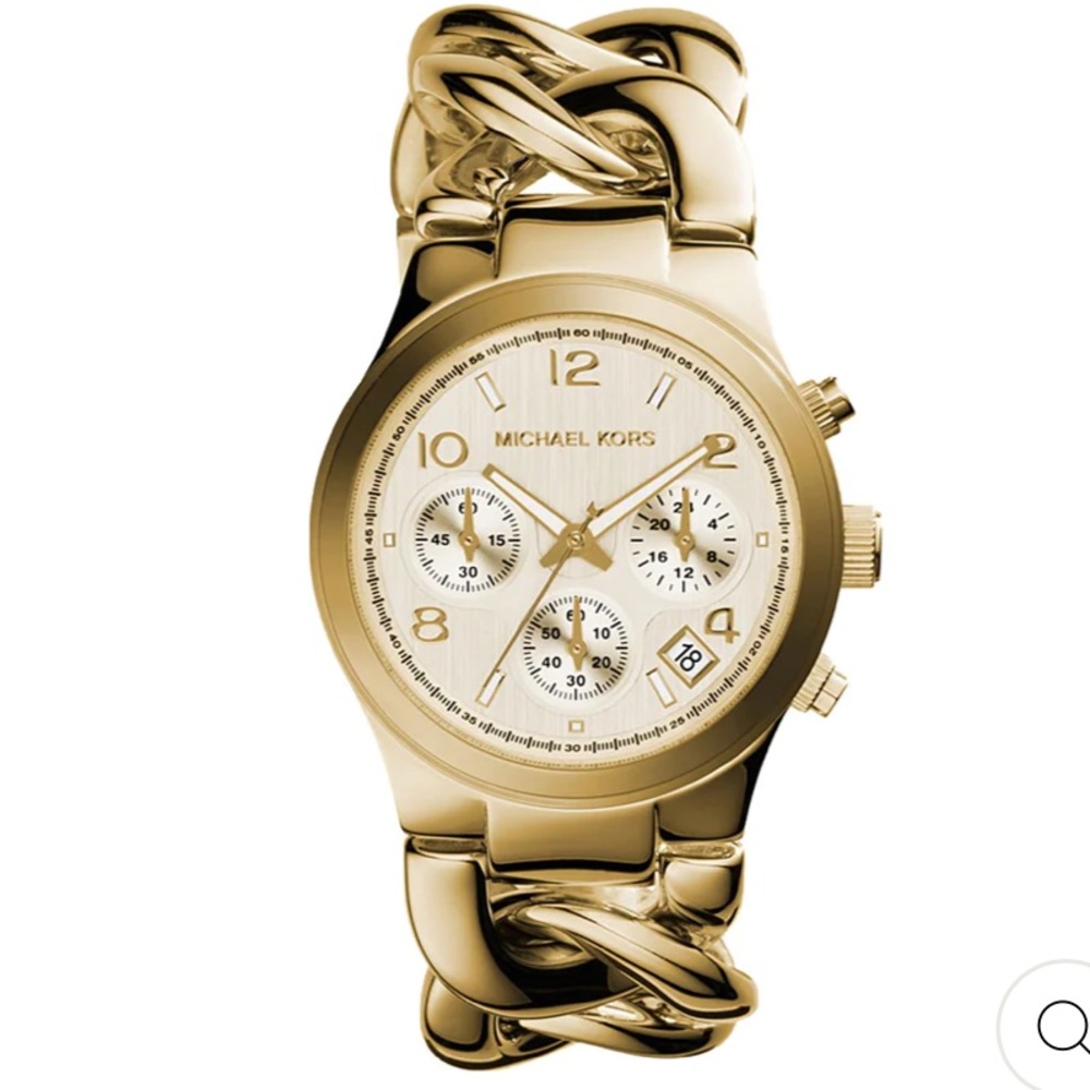 Michael Kors twisted chain Watch