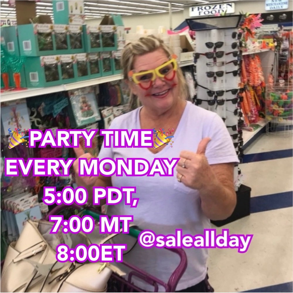 LIKE THIS FLIER  TO BE NOTIFIED 🎉
MONDAY  BAG’S LIVE 6:30 MST 7:30 CT 8:30 ET
