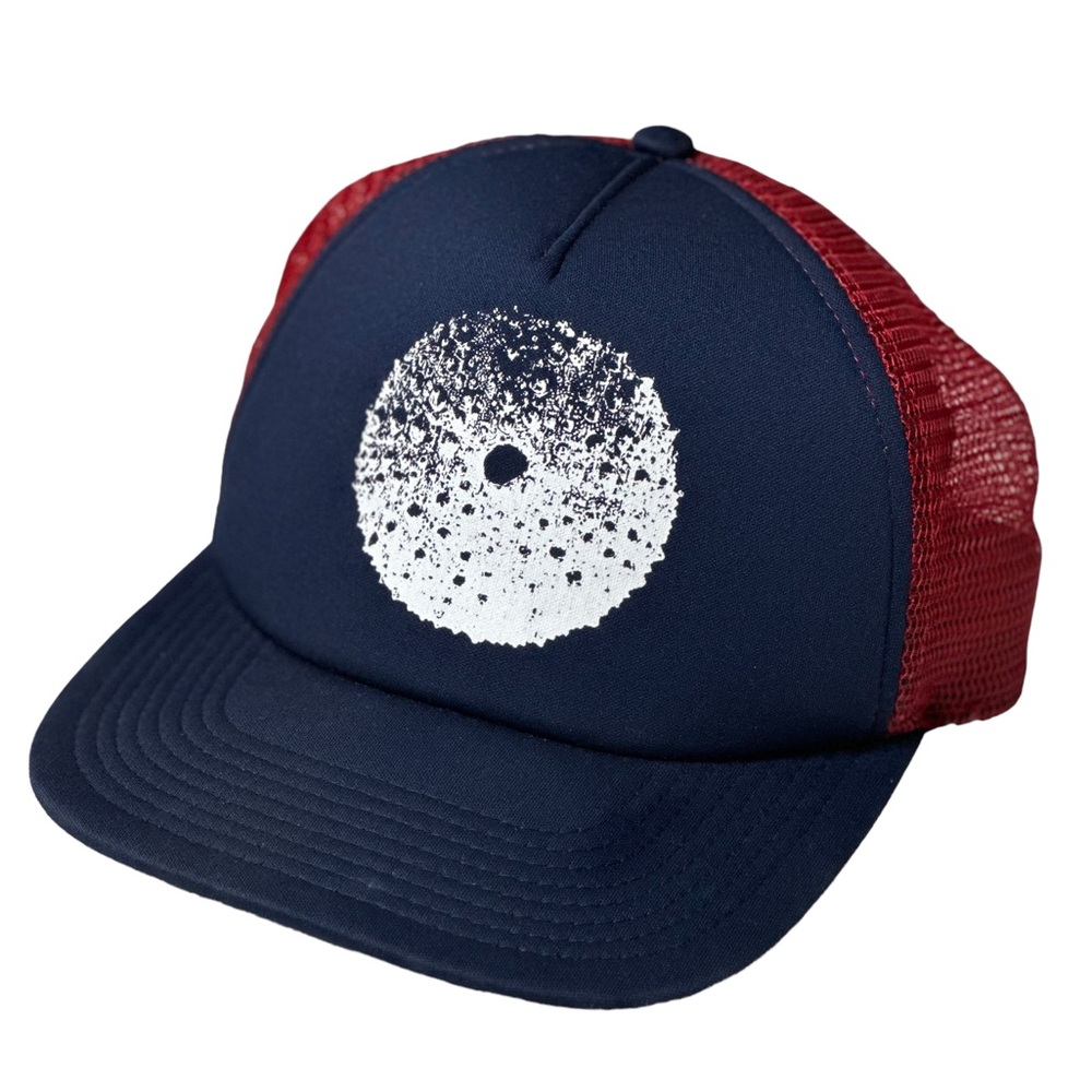 Prooflab Dandelion Mesh Snapback Trucker Hat Navy Burgundy Adult OS