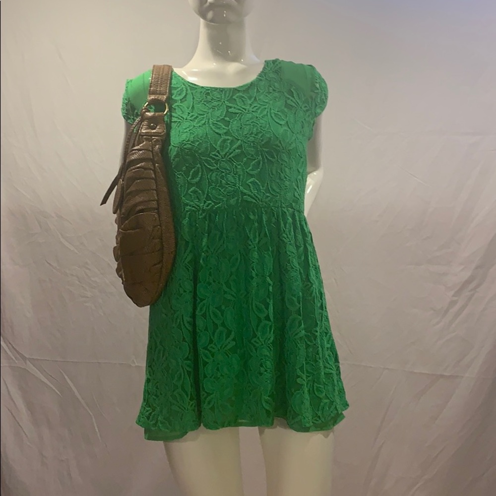 Green Lace Dress
