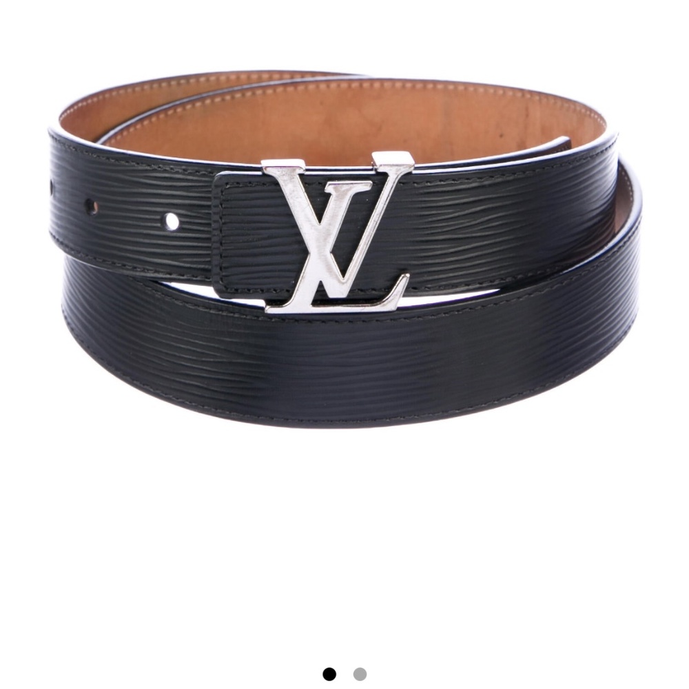 Louis Vuitton Épi Black Belt