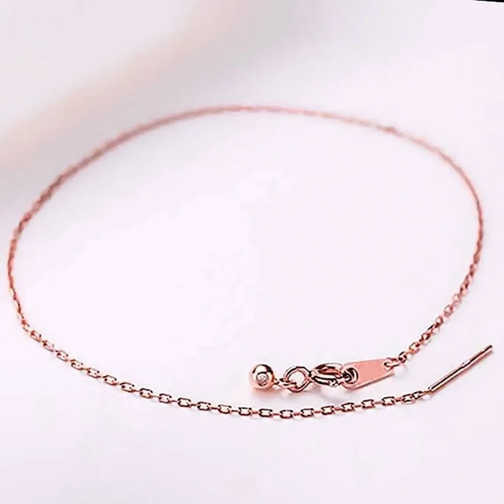 ⚜️𝟯𝟬%𝗢𝗙𝗙 𝗯𝘂𝗻𝗱𝗹𝗲𝘀 𝟯+⚜️ NEW Thin Cable Chain Stainless Steel Anklet - Picture 12 of 14